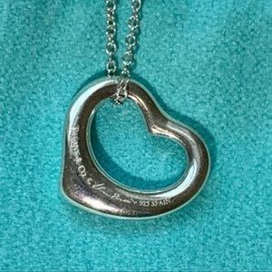 Tiffany floating heart necklace.